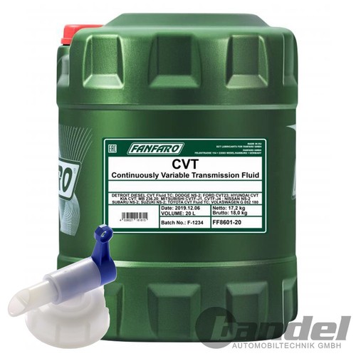 Liter fanfaro getriebeöl - 20,